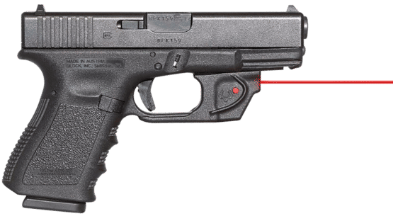 Viridian E-Series Red Laser Sight fits Glock 17/19 and is made of polymer material